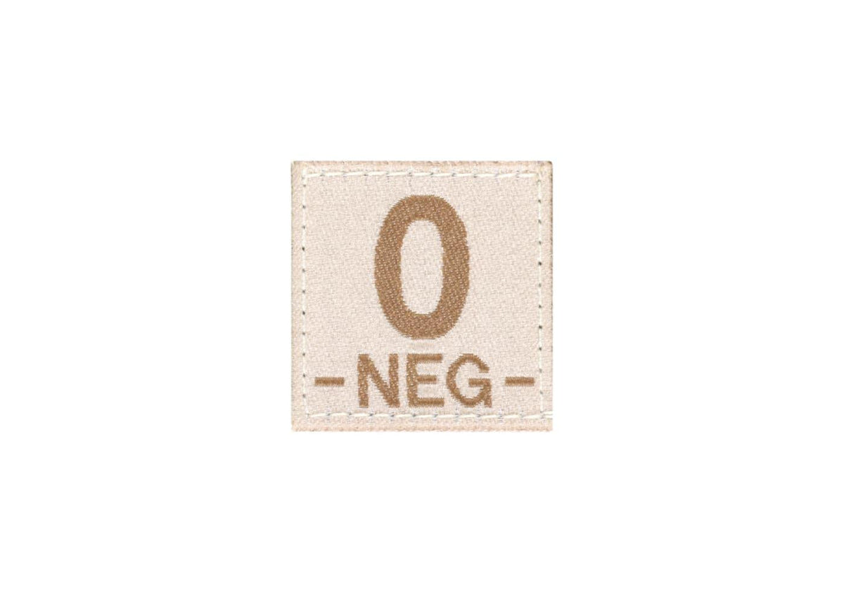 Clawgear 0 Neg Bloodgroup Patch Clawgear