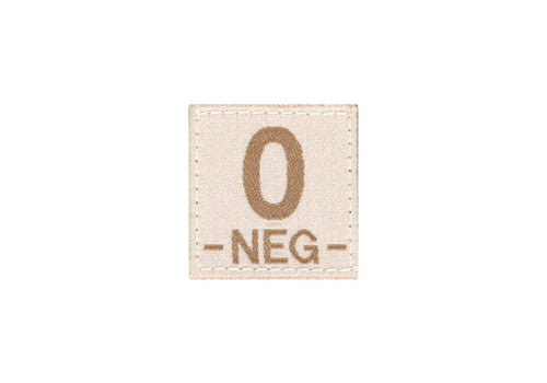 Clawgear 0 Neg Bloodgroup Patch Clawgear