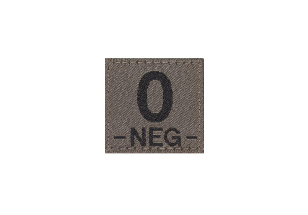 Clawgear 0 Neg Bloodgroup Patch
