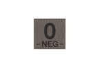 Clawgear 0 Neg Bloodgroup Patch
