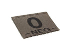 Clawgear 0 Neg Bloodgroup Patch Clawgear