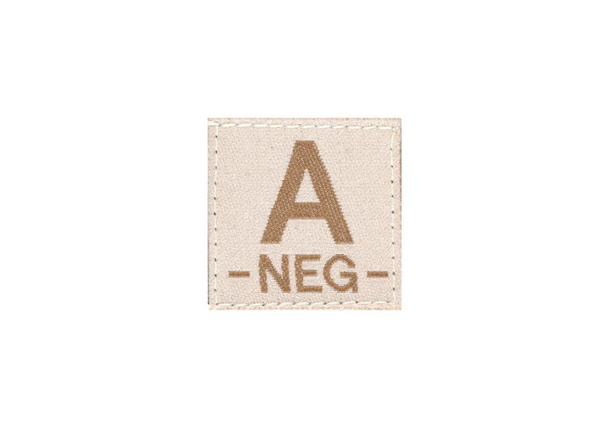 Clawgear A Neg Bloodgroup Patch Clawgear