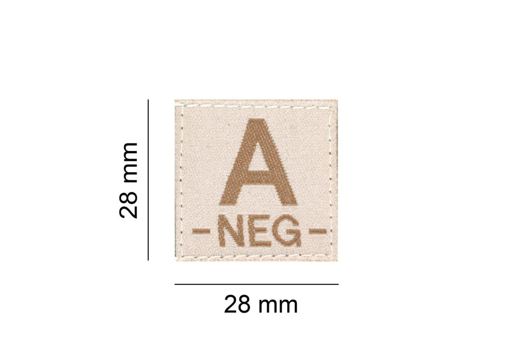 Clawgear A Neg Bloodgroup Patch Clawgear