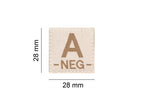 Clawgear A Neg Bloodgroup Patch Clawgear