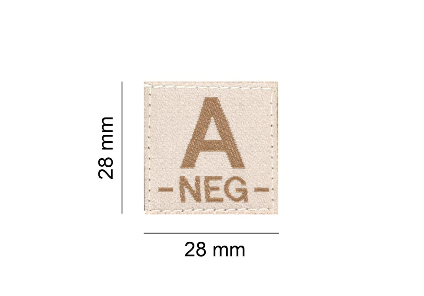 Clawgear A Neg Bloodgroup Patch Clawgear