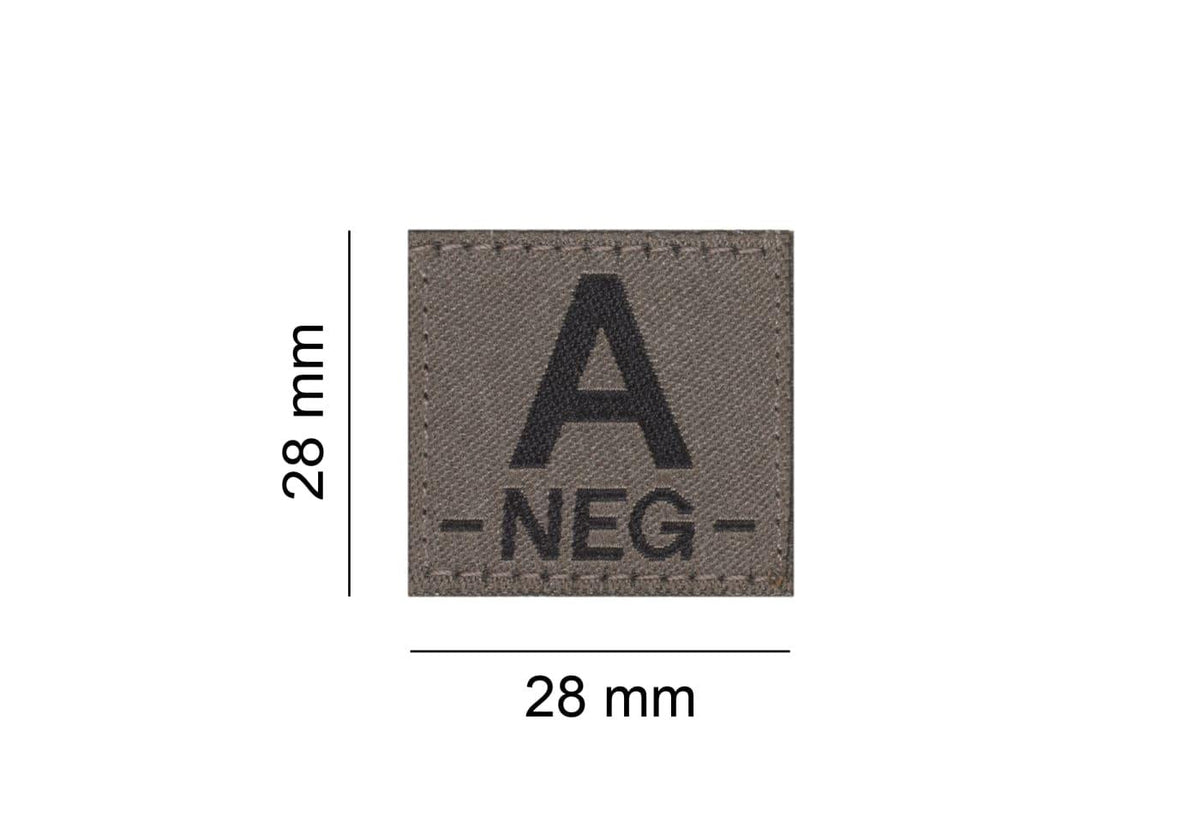 Clawgear A Neg Bloodgroup Patch Clawgear