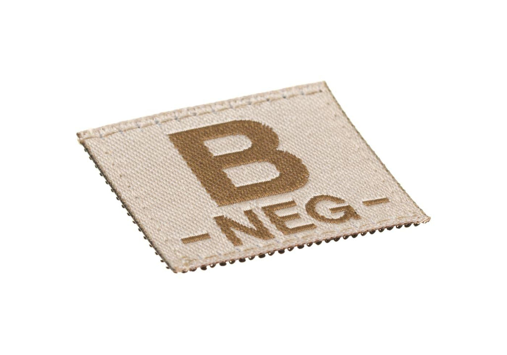 Clawgear B Neg Bloodgroup Patch Clawgear