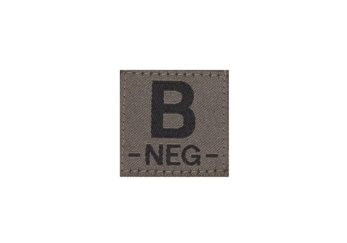 Clawgear B Neg Bloodgroup Patch Clawgear