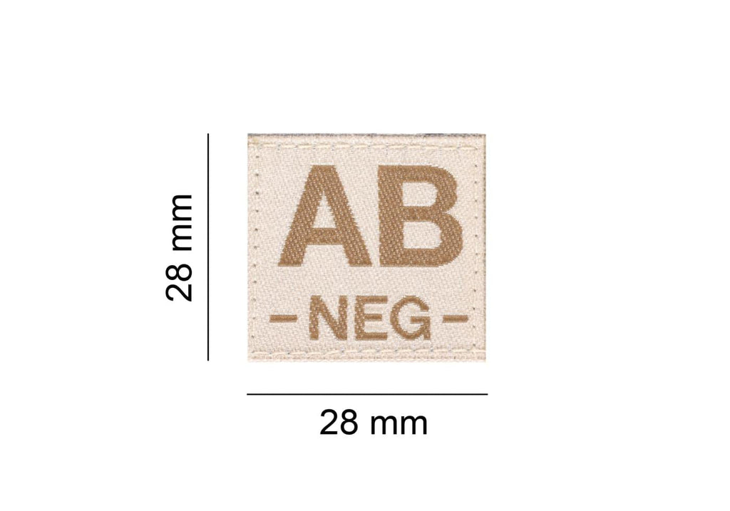 Clawgear AB Neg Bloodgroup Patch Clawgear