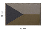 Clawgear Czech Republic Flag Patch Clawgear