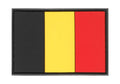 JTG Belgium Flag Rubber Patch