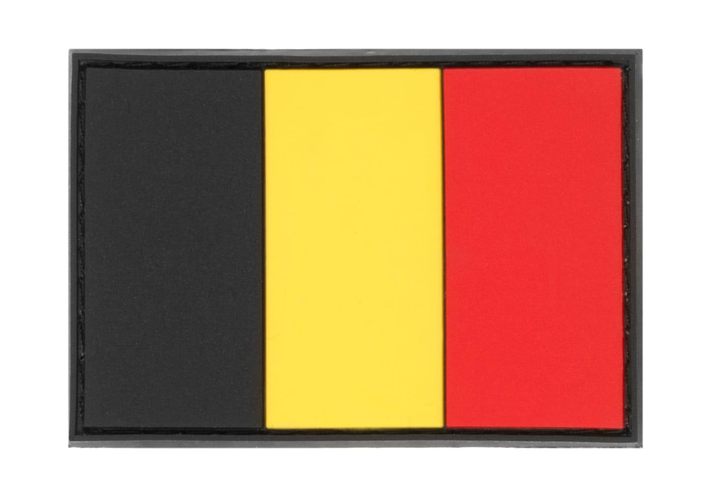 JTG Belgium Flag Rubber Patch