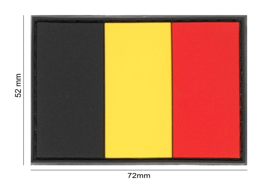 JTG Belgium Flag Rubber Patch JTG