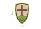 JTG Crusader Shield Rubber Patch JTG