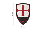 JTG Crusader Shield Rubber Patch JTG
