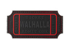 JTG Large Walhalla Ticket Rubber Patch