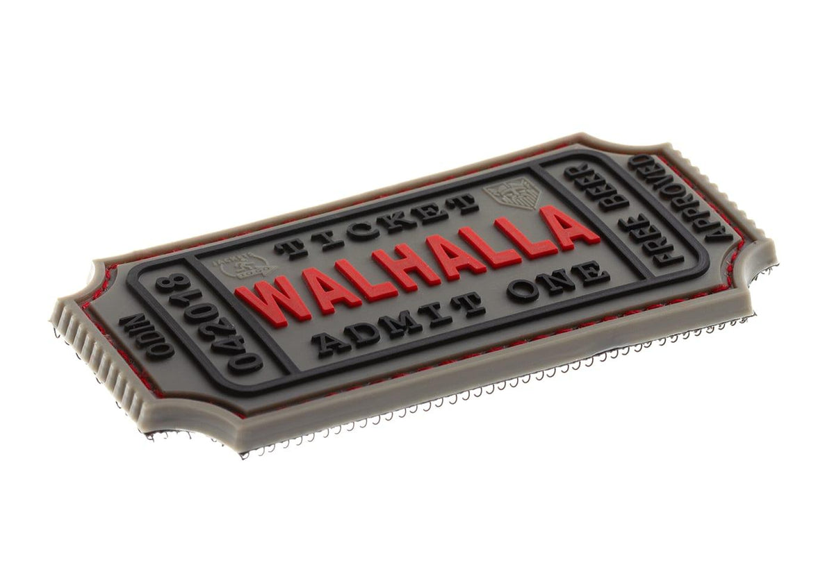 JTG Large Walhalla Ticket Rubber Patch JTG