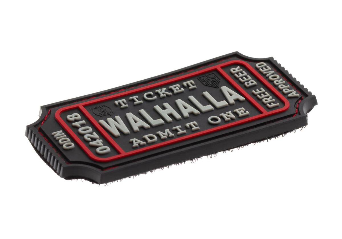 JTG Large Walhalla Ticket Rubber Patch JTG