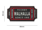JTG Large Walhalla Ticket Rubber Patch JTG