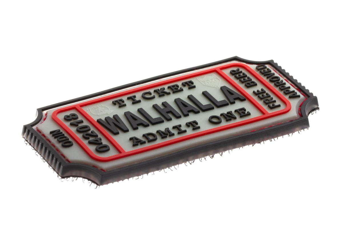 JTG Large Walhalla Ticket Rubber Patch JTG