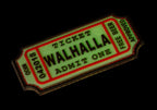 JTG Large Walhalla Ticket Rubber Patch JTG