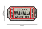JTG Large Walhalla Ticket Rubber Patch JTG