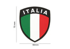 JTG Italia Flag Rubber Patch - Multicolor