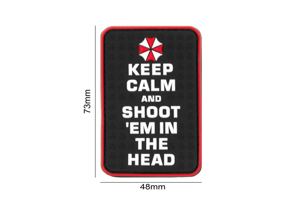 JTG Keep Calm and Shoot Rubber Patch JTG
