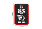 JTG Keep Calm and Shoot Rubber Patch JTG