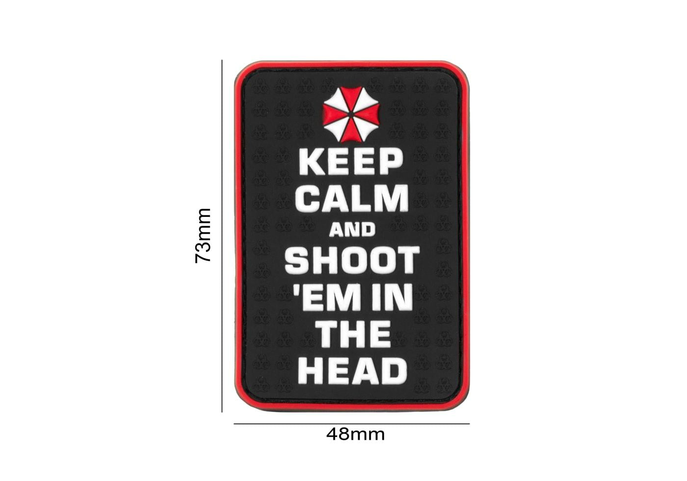 JTG Keep Calm and Shoot Rubber Patch JTG