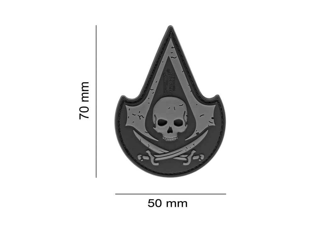 JTG Assassin Skull Rubber Patch JTG