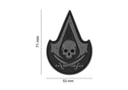 JTG Assassin Skull Rubber Patch JTG