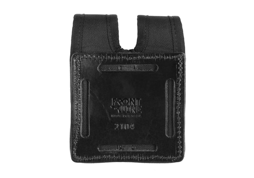 Frontline NG Double Pistol Mag Pouch for 9mm - Black