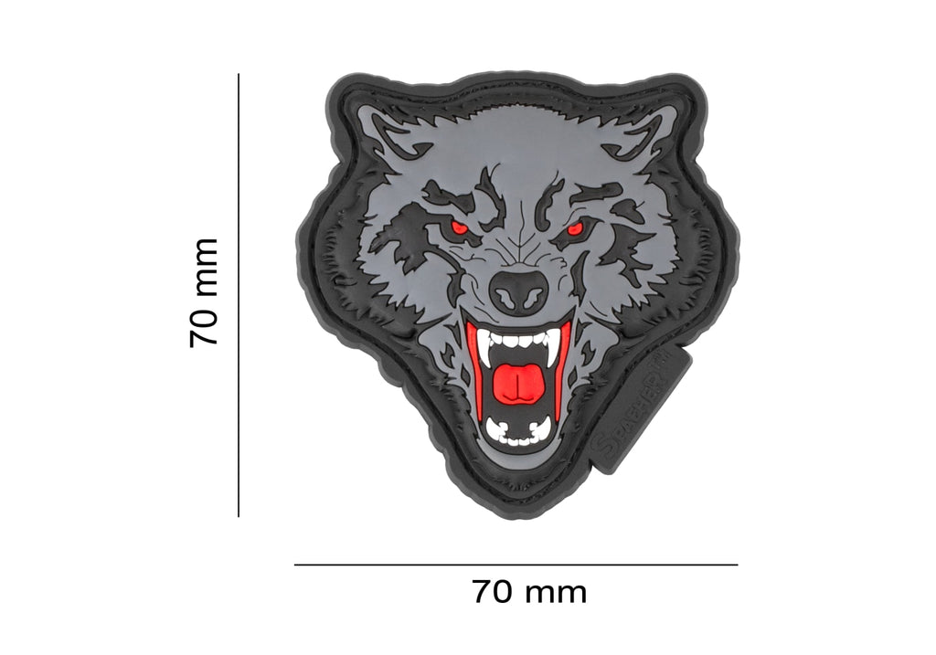 JTG Wolf Rubber Patch - Multicolor