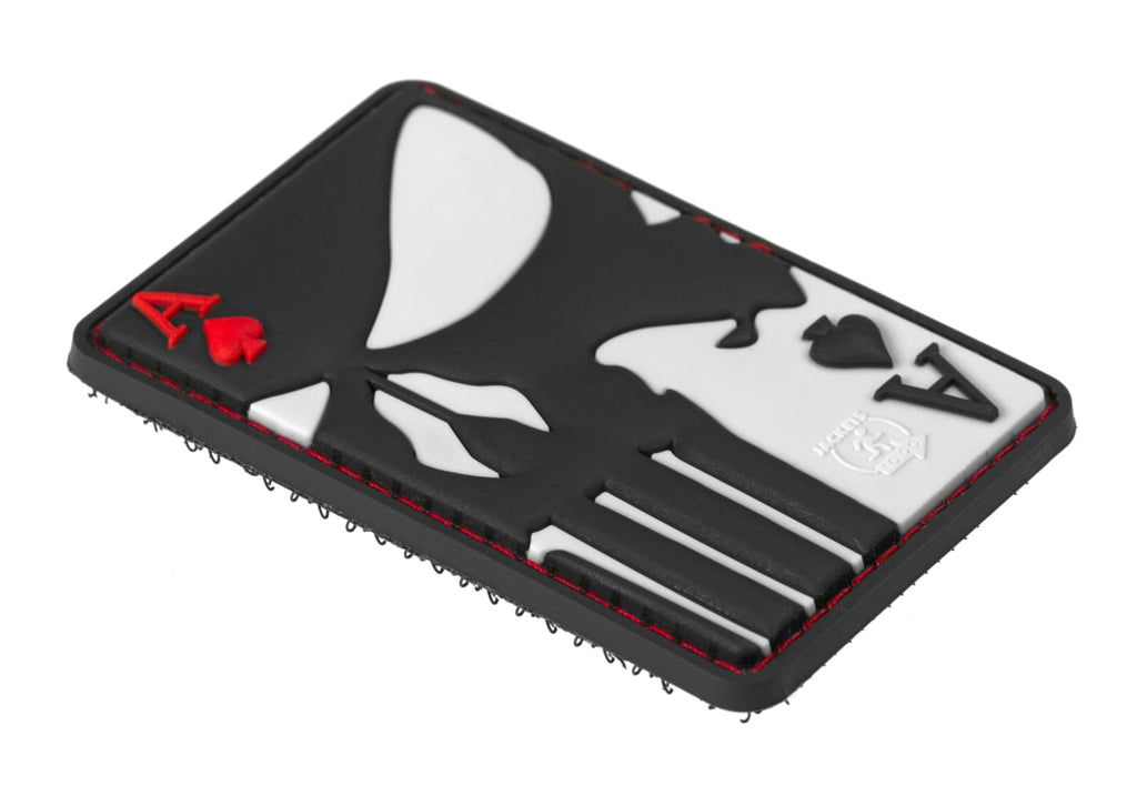 JTG Punisher Ace of Spades Rubber Patch - Multicolor