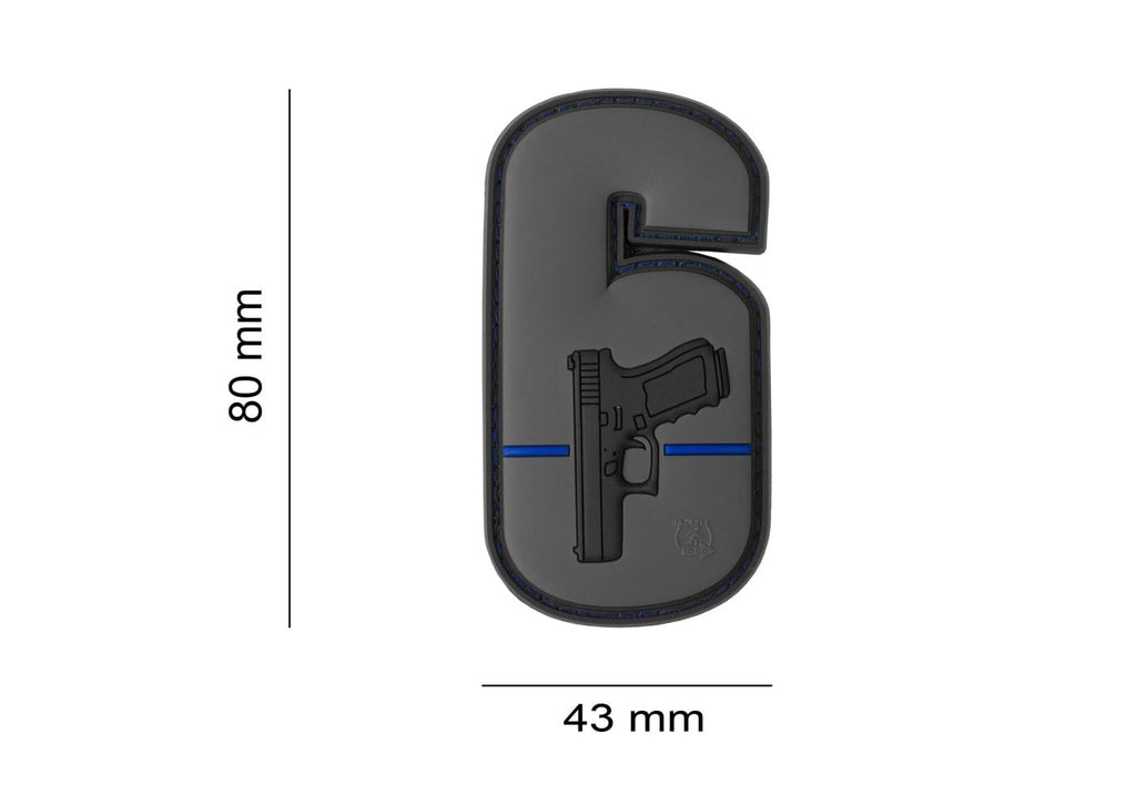 JTG Watch your Six Rubber Patch JTG