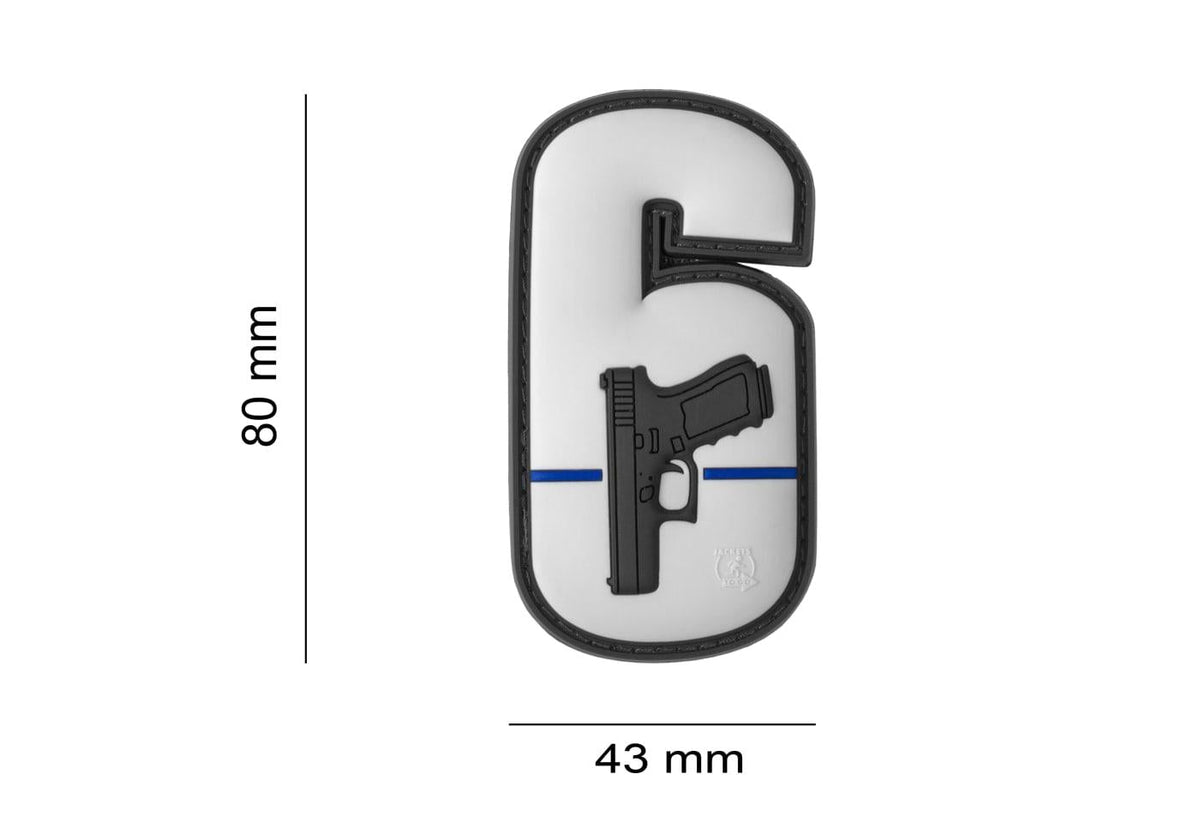 JTG Watch your Six Rubber Patch JTG