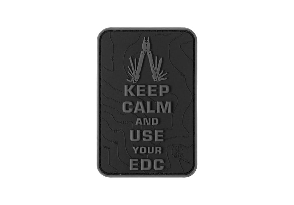 JTG Keep Calm EDC Rubber Patch