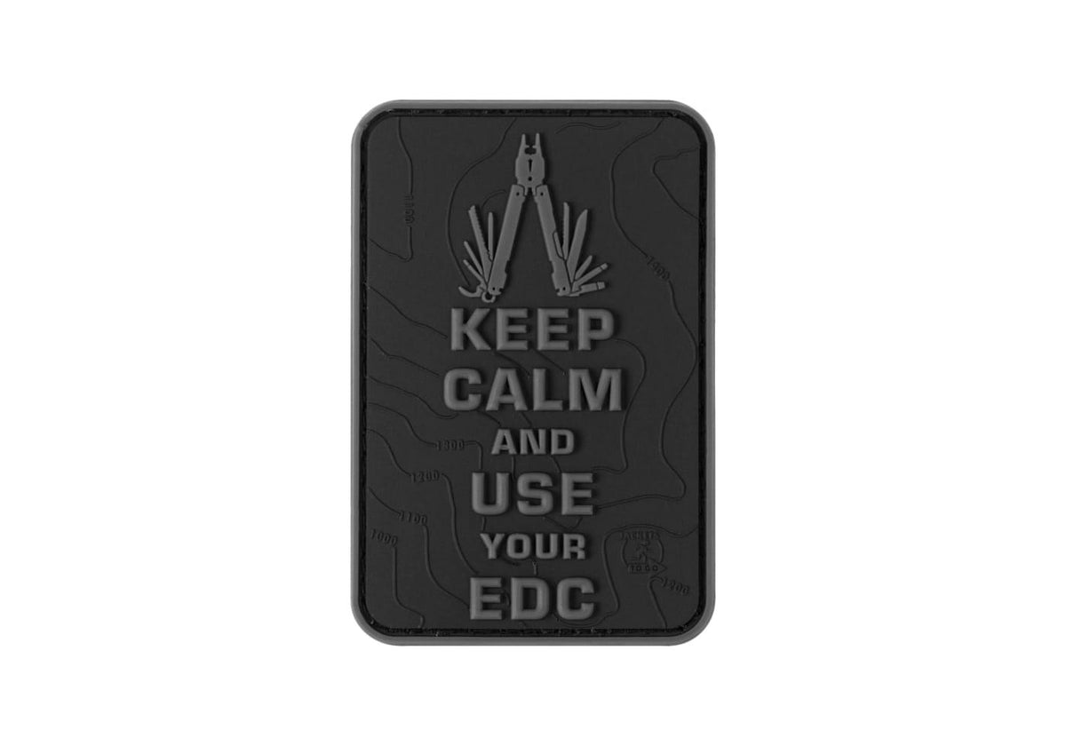 JTG Keep Calm EDC Rubber Patch