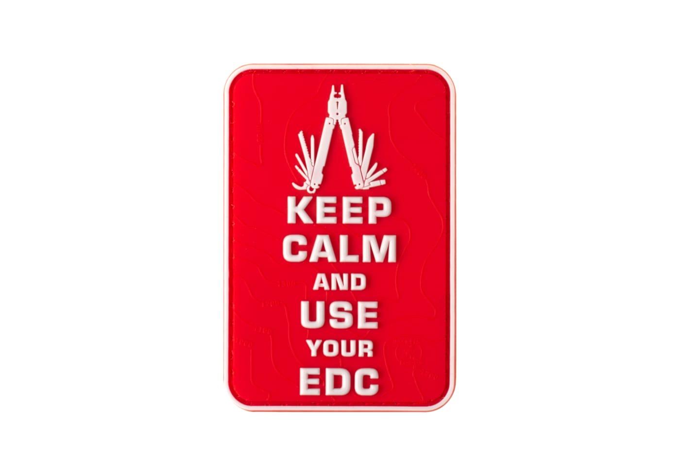JTG Keep Calm EDC Rubber Patch JTG