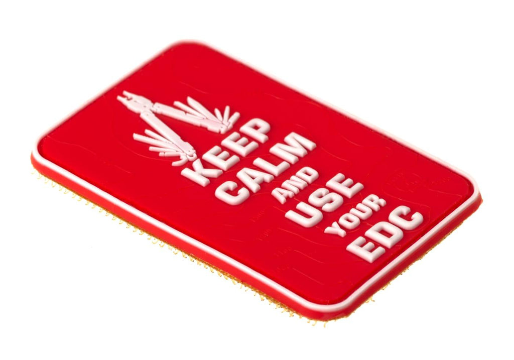 JTG Keep Calm EDC Rubber Patch JTG