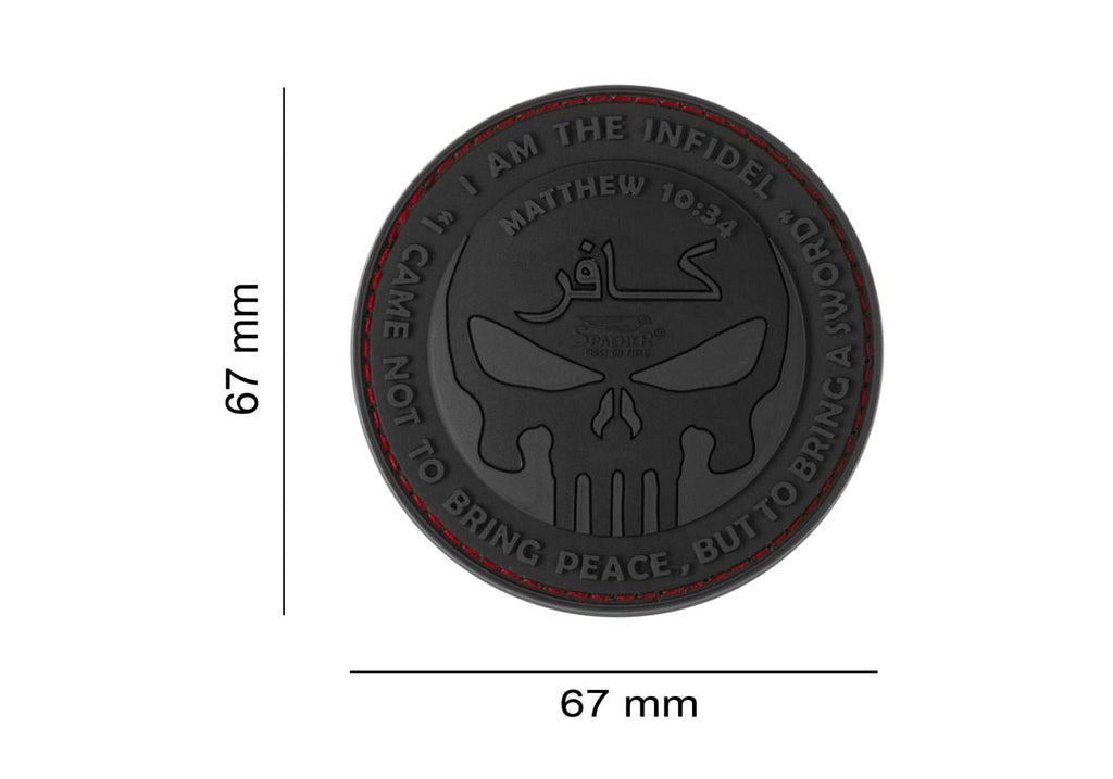JTG The Infidel Punisher Rubber Patch JTG