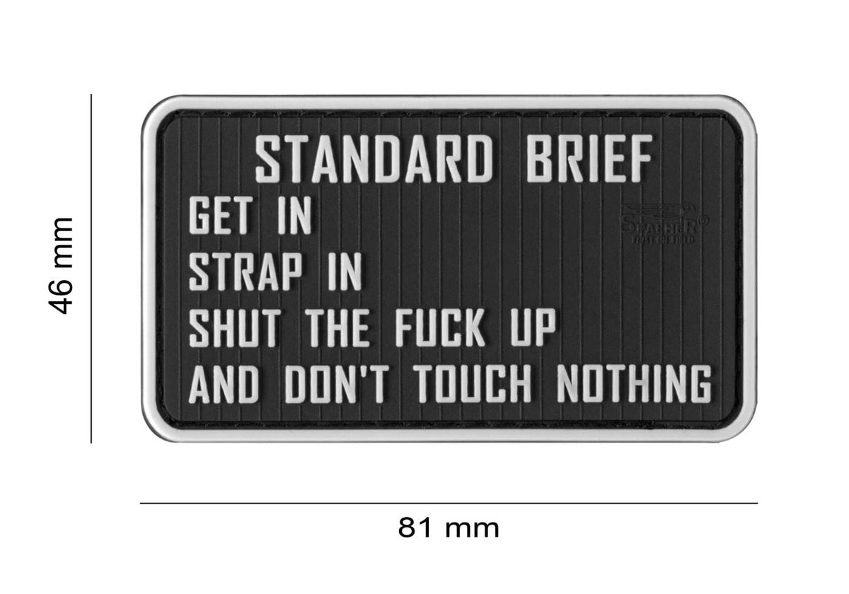 JTG Standardbriefing Rubber Patch JTG