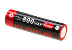 Klarus 14500 Battery 3.7V 920mAh - Black