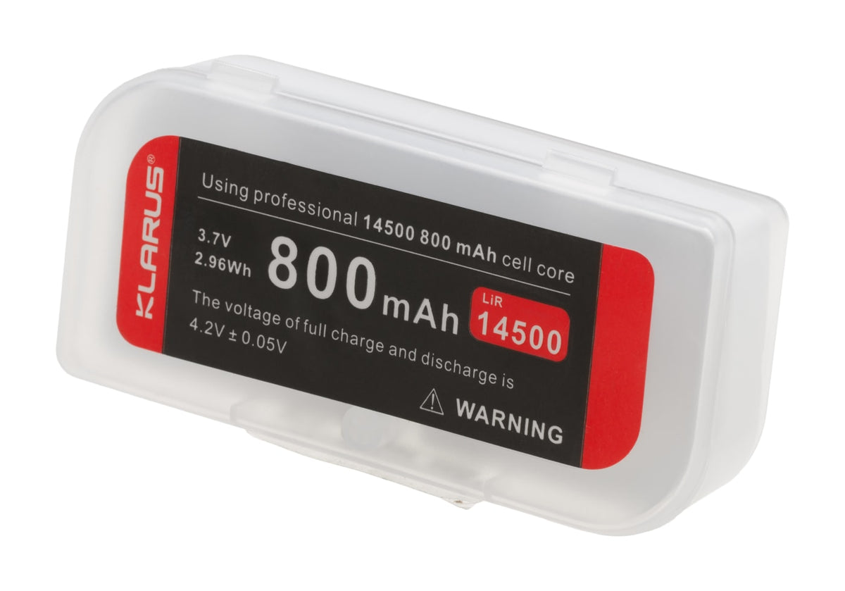 Klarus 14500 Battery 3.7V 920mAh - Black
