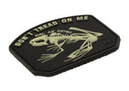 JTG Don't Tread on me Frog Rubber Patch - Glow