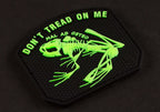JTG Don't Tread on me Frog Rubber Patch - Glow