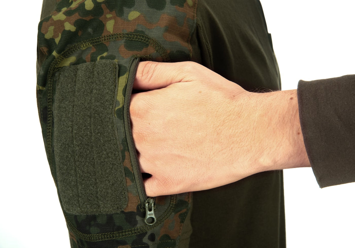 Invader Gear Combat Shirt Short Sleeve - Flecktarn
