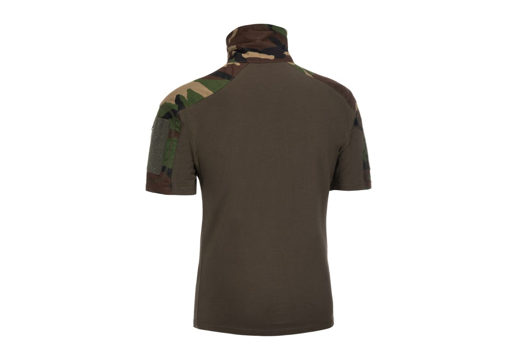 Invader Gear Combat Shirt Short Sleeve - Woodland