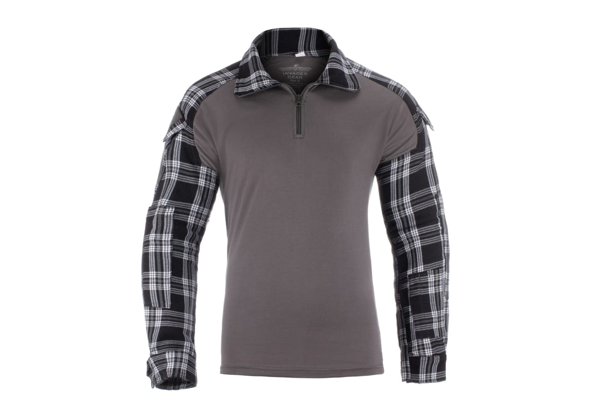 Invader Gear Flannel Combat Shirt - Black